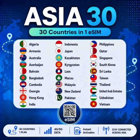 Asia (30 countries)
